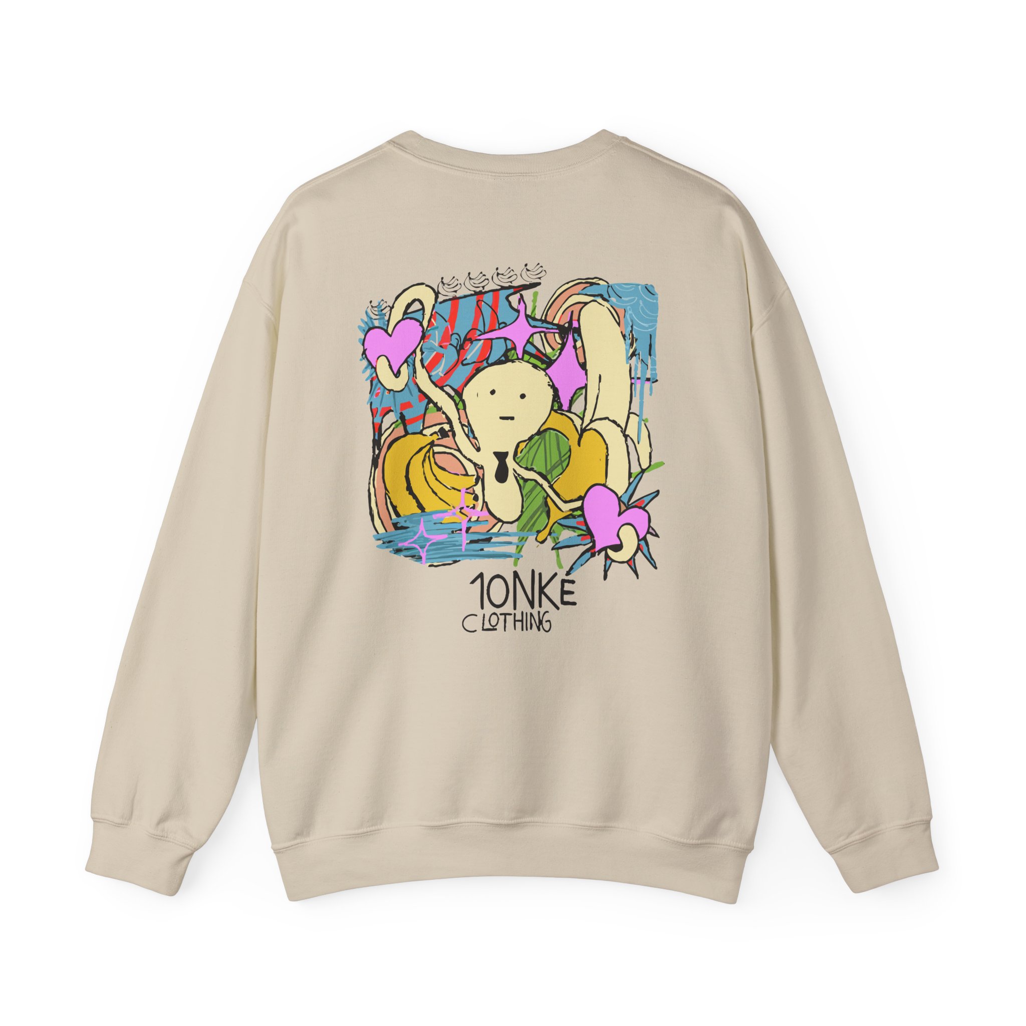 Spoonkid Basquiat Monke Unisex Heavy Blendâ„¢ Crewneck Sweatshirt