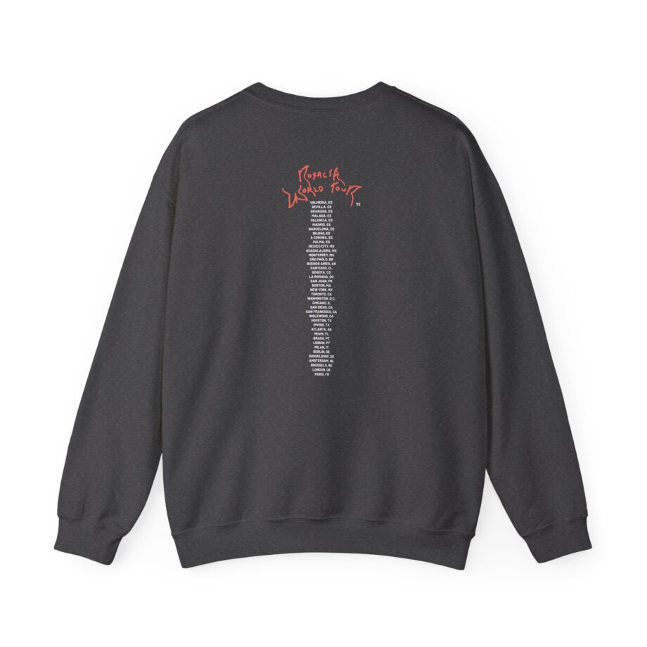 Rosalia World Tour Unisex Heavy Blend™ Crewneck Sweatshirt