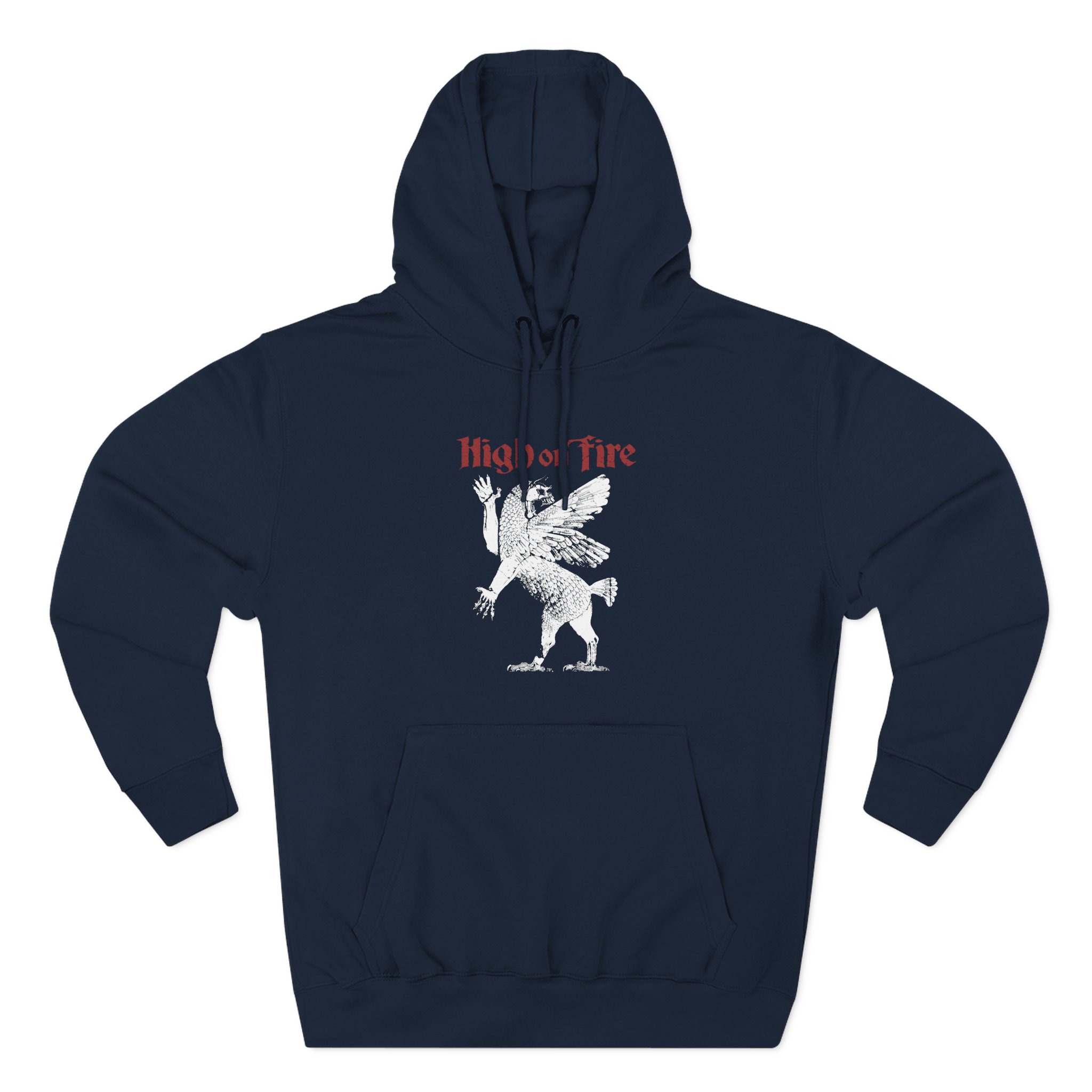 High on Fire Gryphon Three-Panel Fleece Hoodie