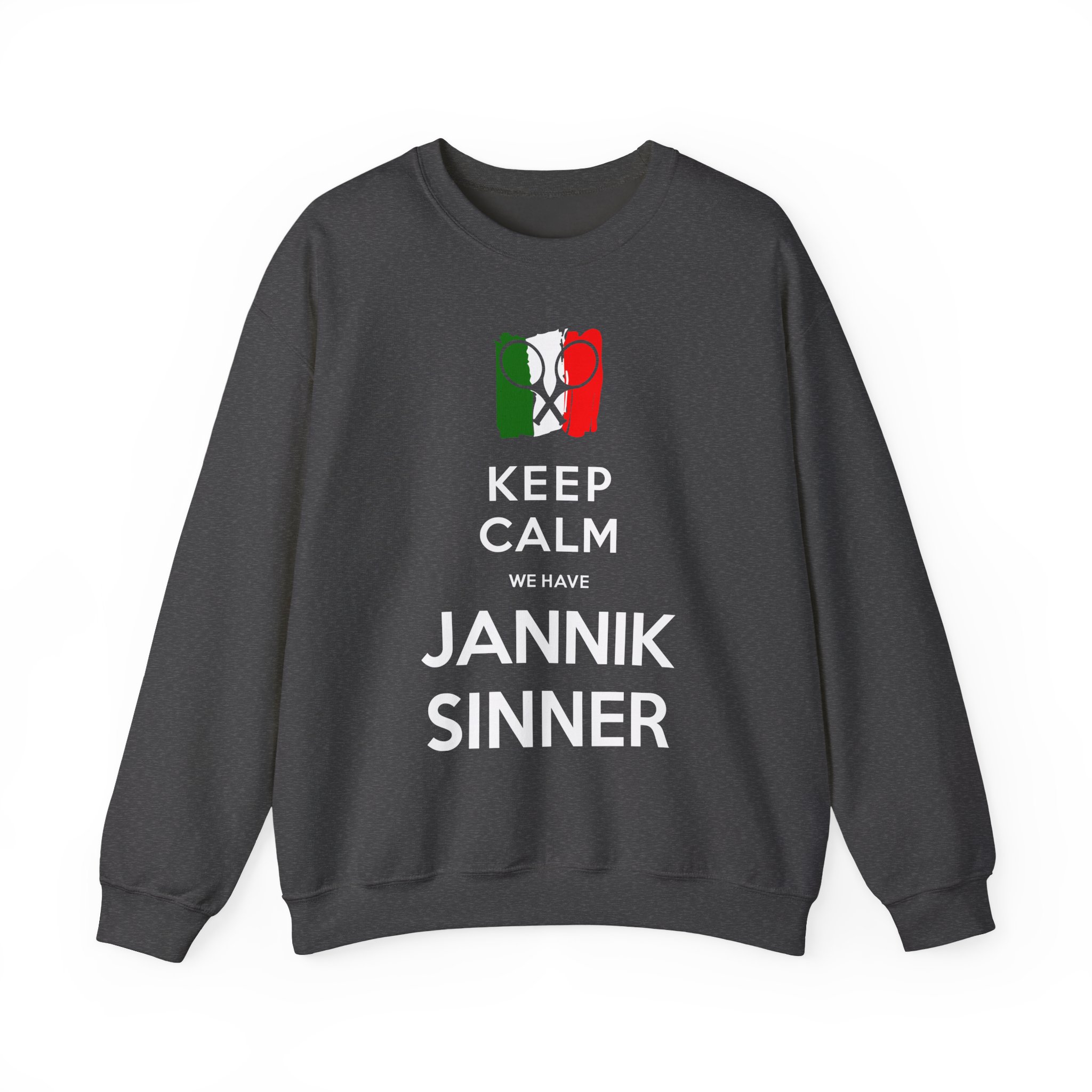 Jannik Sinner Keep Calm We Have Unisex Heavy Blendâ„¢ Crewneck Sweatshirt