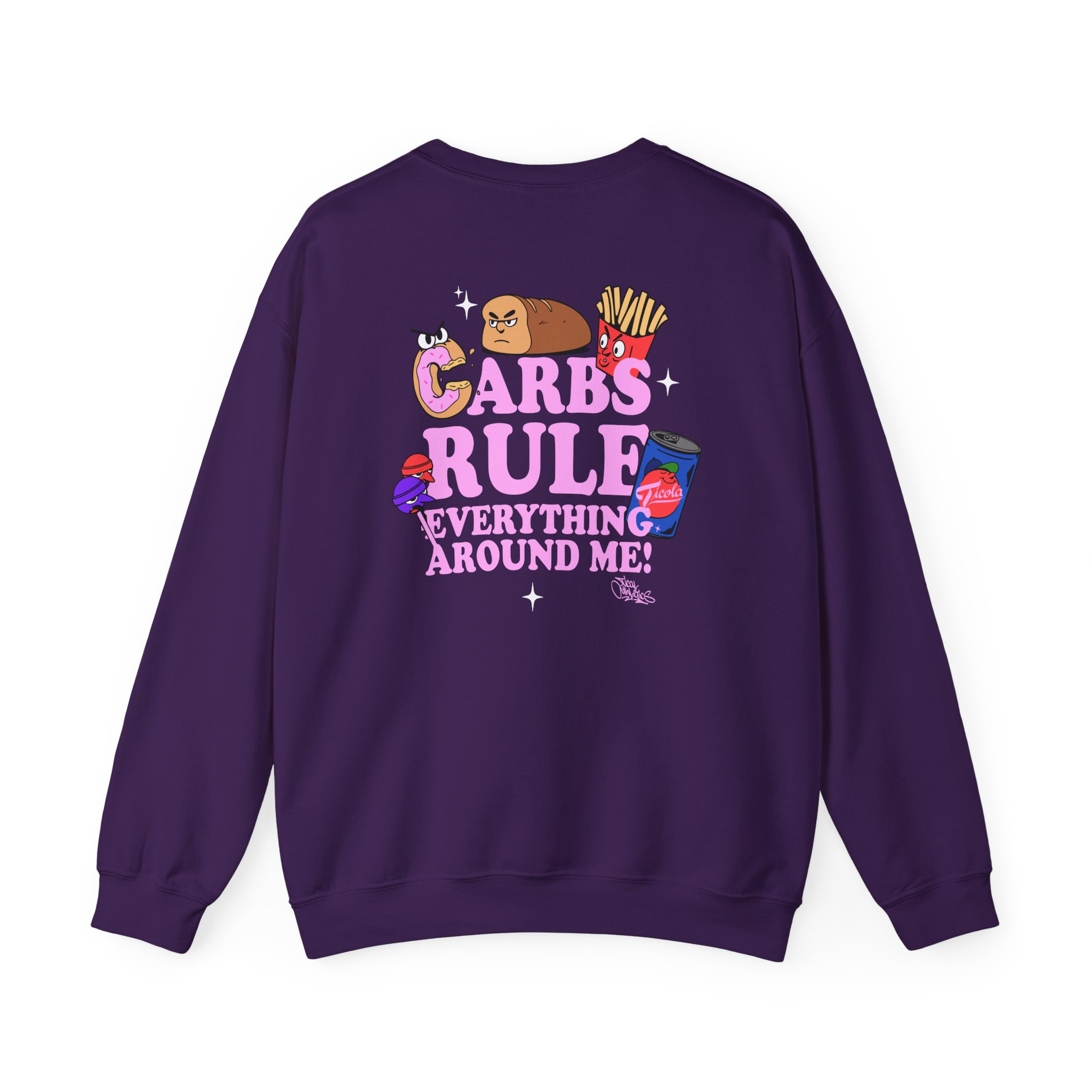 Method Man Carbs Rule Everything Around Me Unisex Heavy Blendâ„¢ Crewneck Sweatshirt