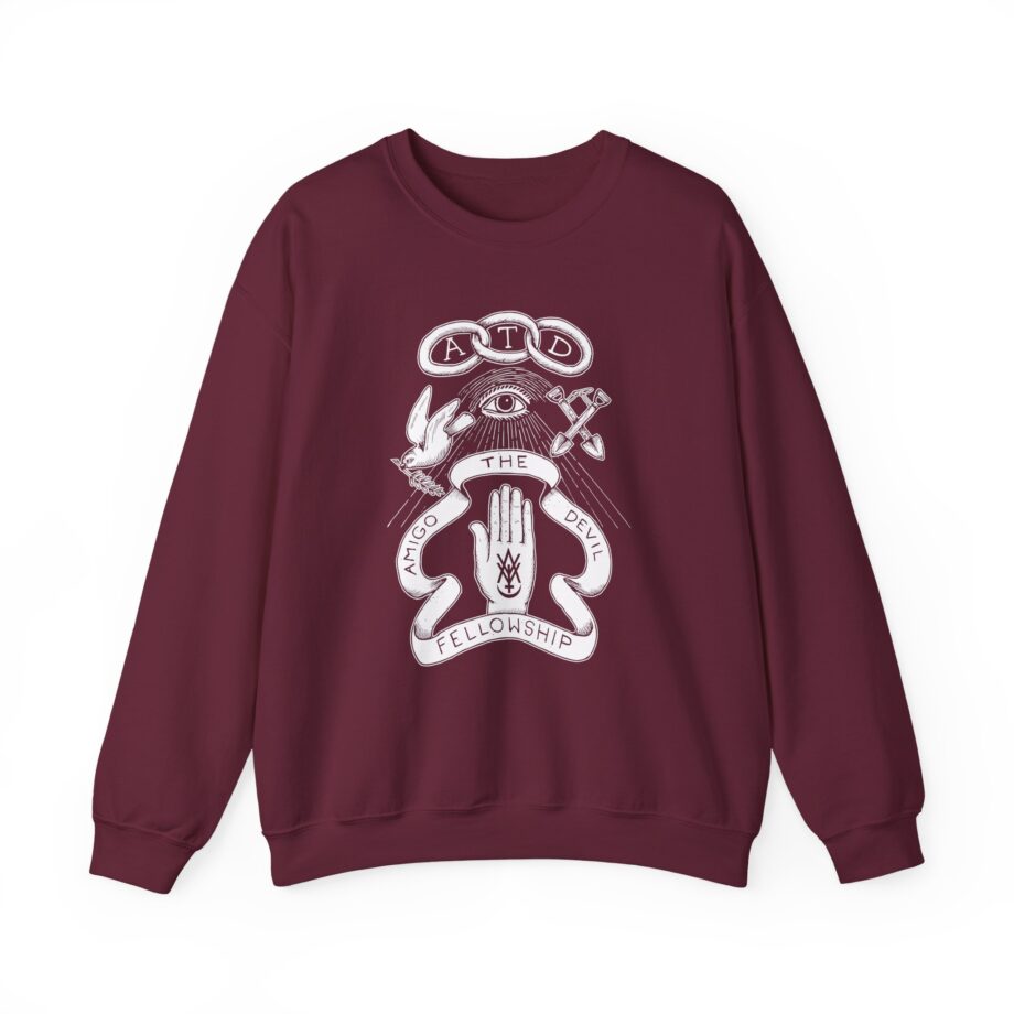 Amigo the Devil  Fellowship Unisex Heavy Blend™ Crewneck Sweatshirt