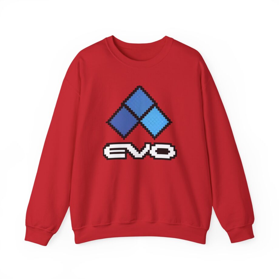 Evo 8 Bit Logo Returns Unisex Heavy Blend™ Crewneck Sweatshirt