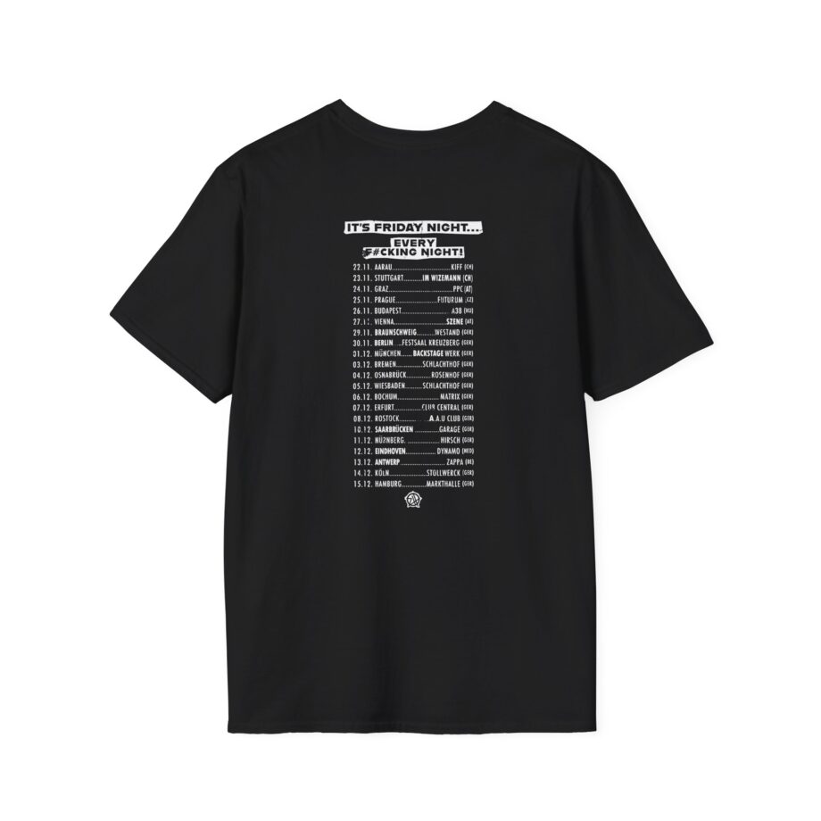 Zebrahead Lightning Skull Friday night tour Unisex Softstyle T-Shirt