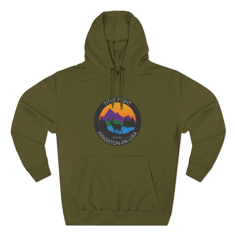 Title Fight "Deer" Three-Panel Fleece Hoodie