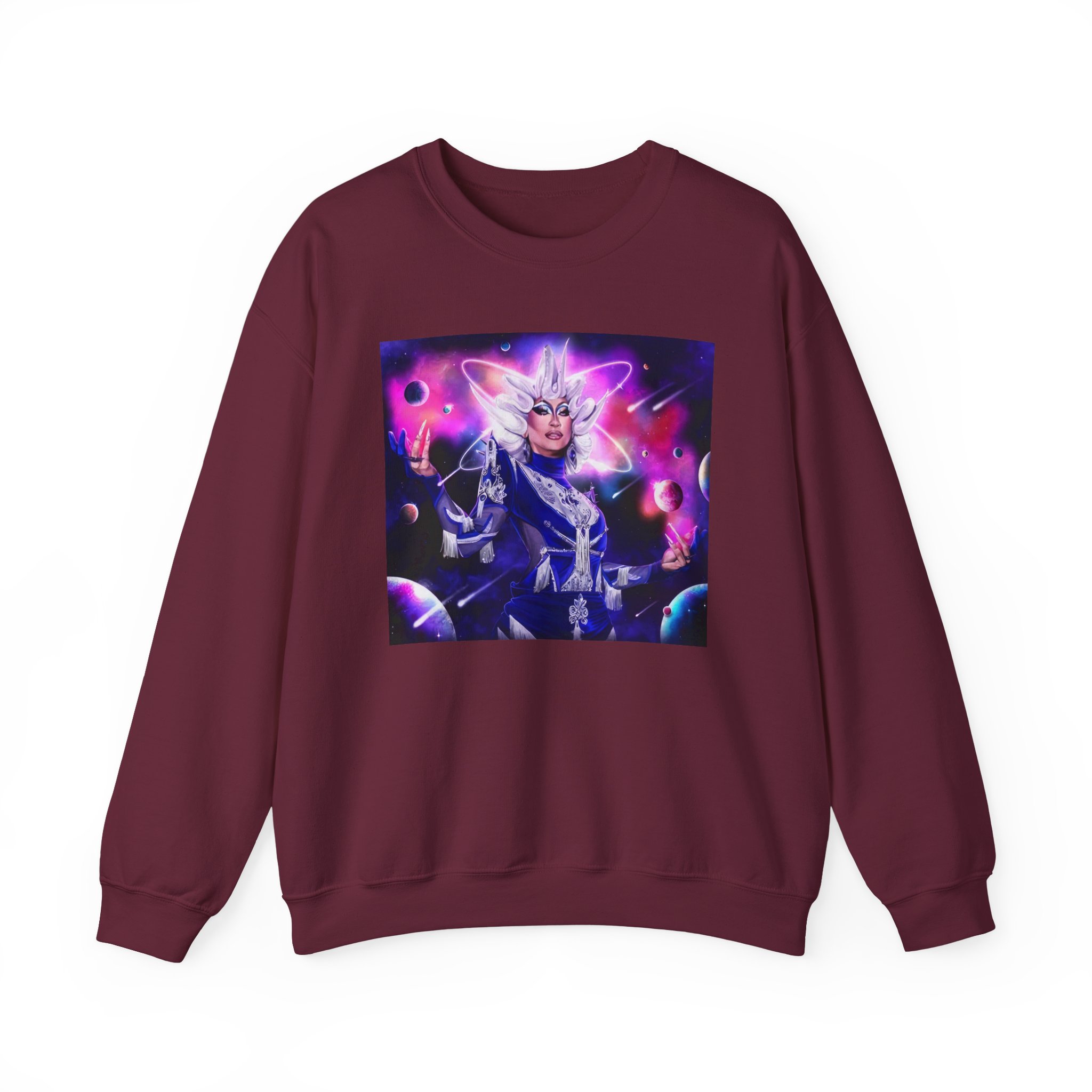 Anetra Galaxy Unisex Heavy Blendâ„¢ Crewneck Sweatshirt