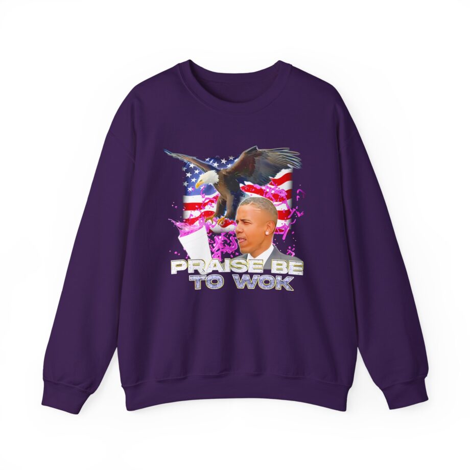 Cruz Cafune Praise Be to Wok Unisex Heavy Blend™ Crewneck Sweatshirt