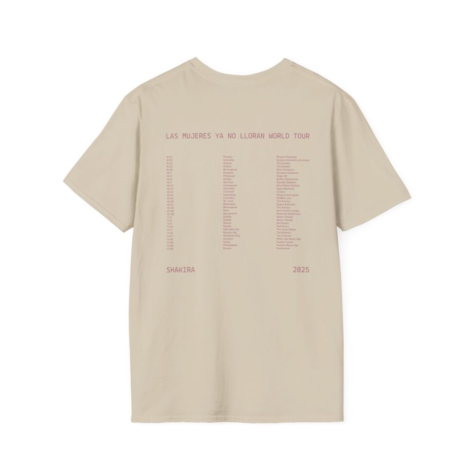 Shakira LMYNL World Tour Unisex Softstyle T-Shirt
