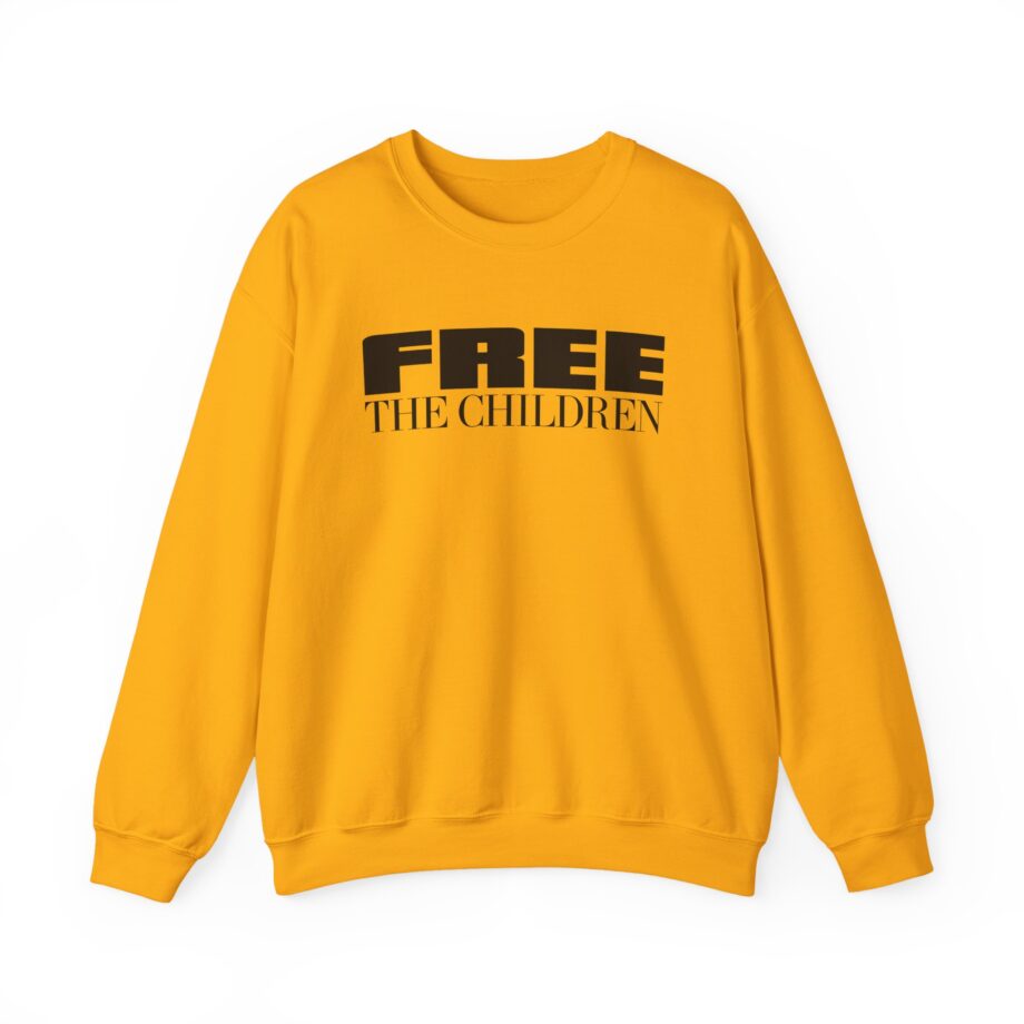 Ryan Garcia Free the Children Unisex Heavy Blend™ Crewneck Sweatshirt