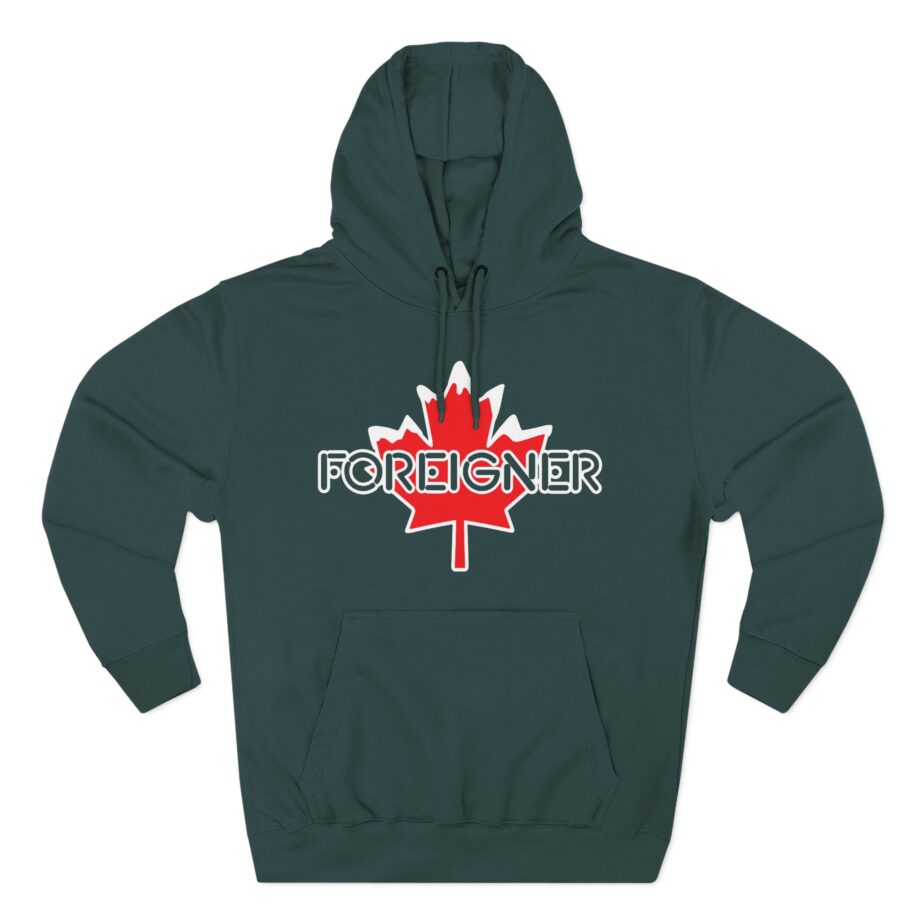 Foreigner Signed Three-Panel Fleece Hoodie