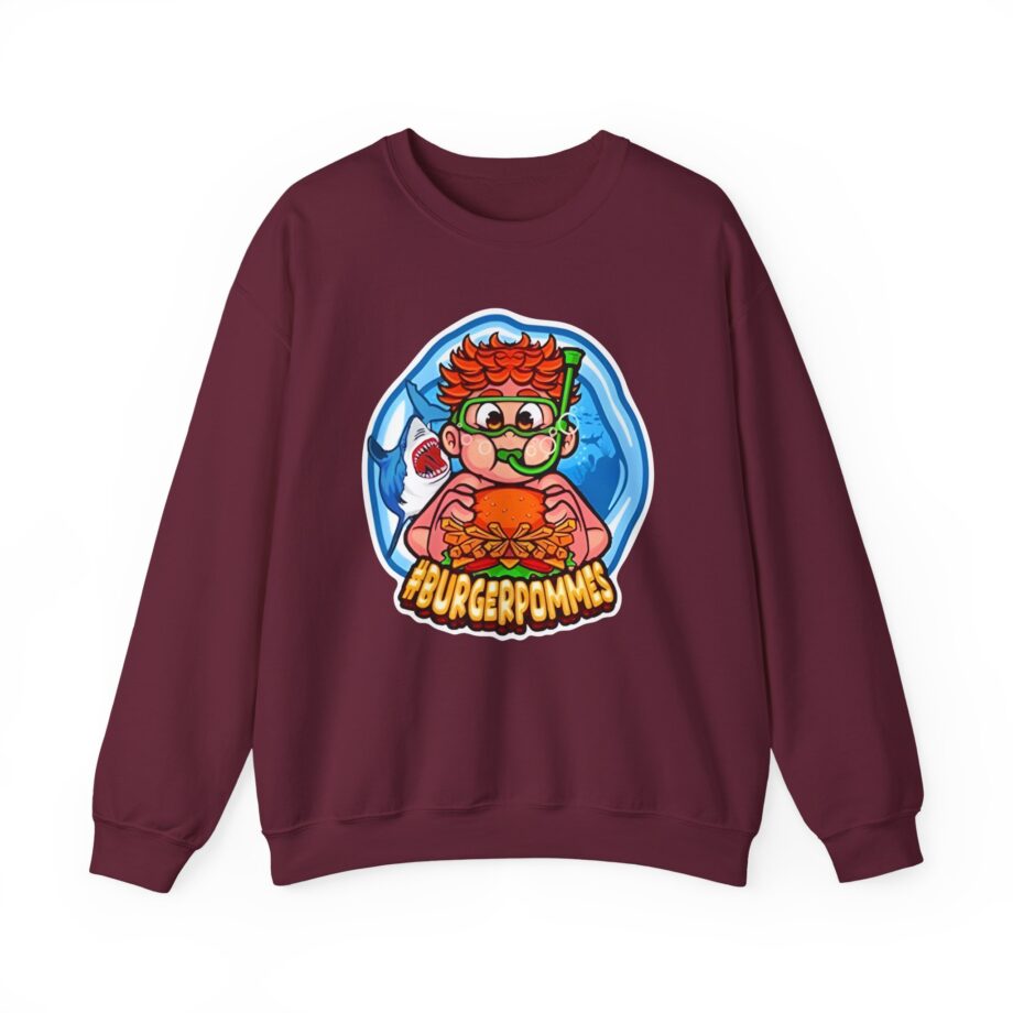 Burger Pommes Unisex Heavy Blend™ Crewneck Sweatshirt