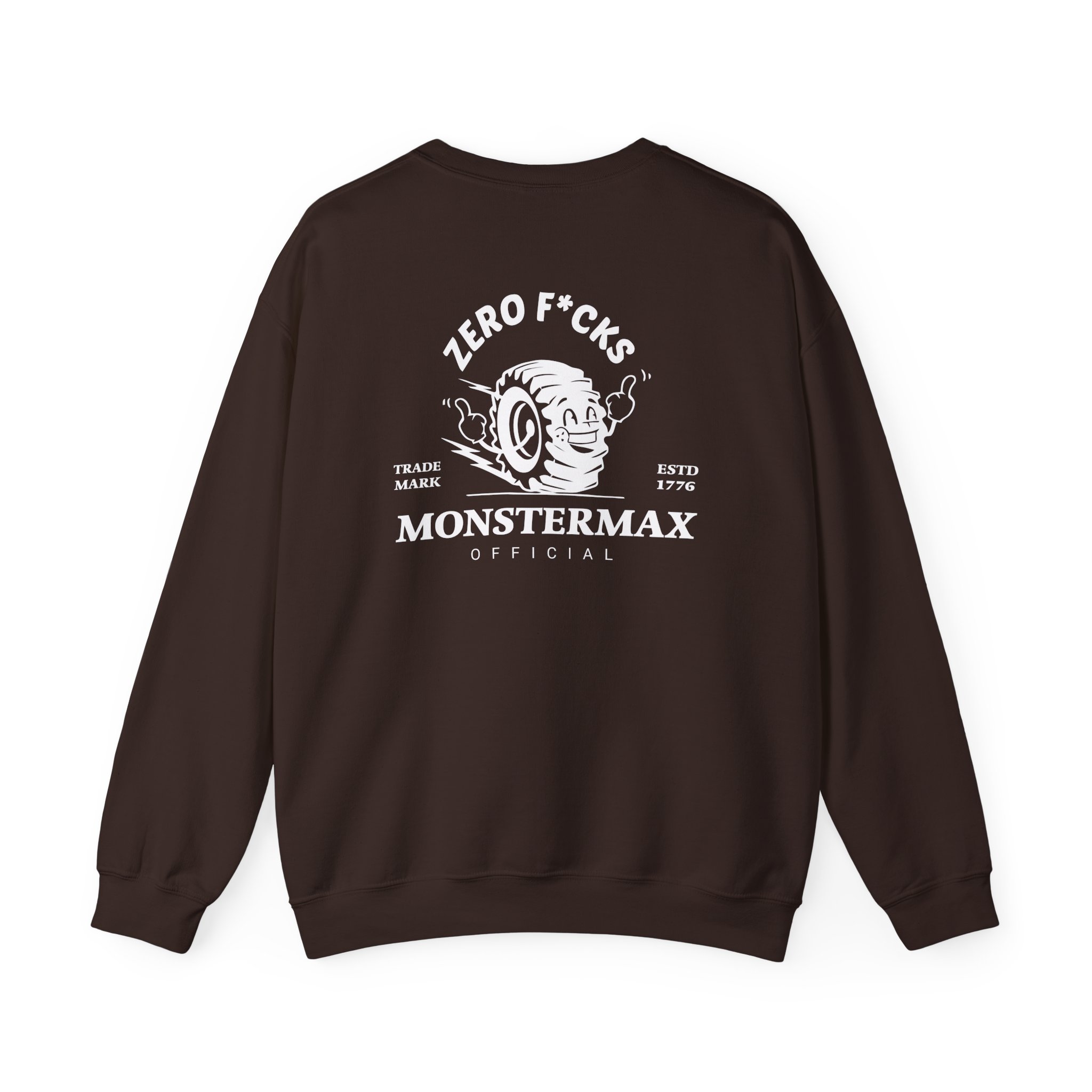 Monstermax Zero Fucks Unisex Heavy Blendâ„¢ Crewneck Sweatshirt