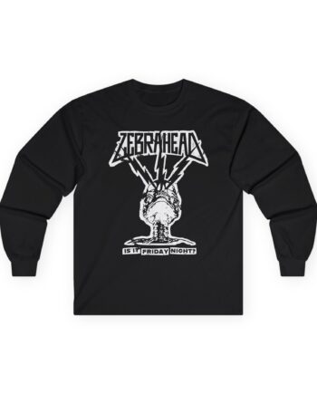 Zebrahead Lightning Skull Friday night tour Unisex Ultra Cotton Long Sleeve Tee