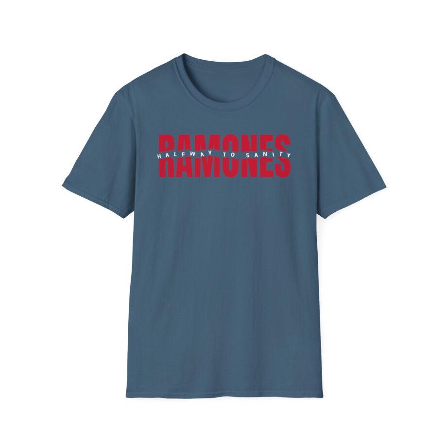 Ramones Halfway To Sanity Unisex Softstyle T-Shirt