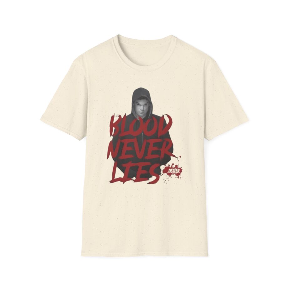 Dexter Blood Never Lies Unisex Softstyle T-Shirt