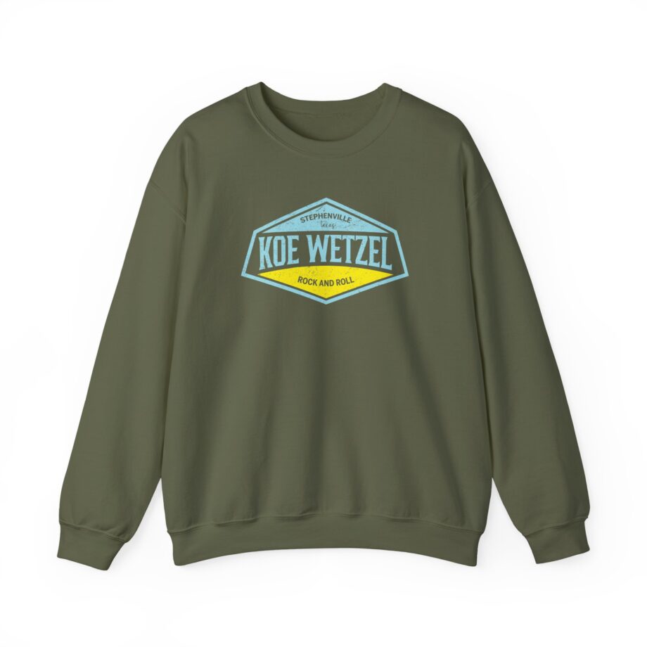 Koe Wetzel Stephenville Rock & Roll Unisex Heavy Blend™ Crewneck Sweatshirt