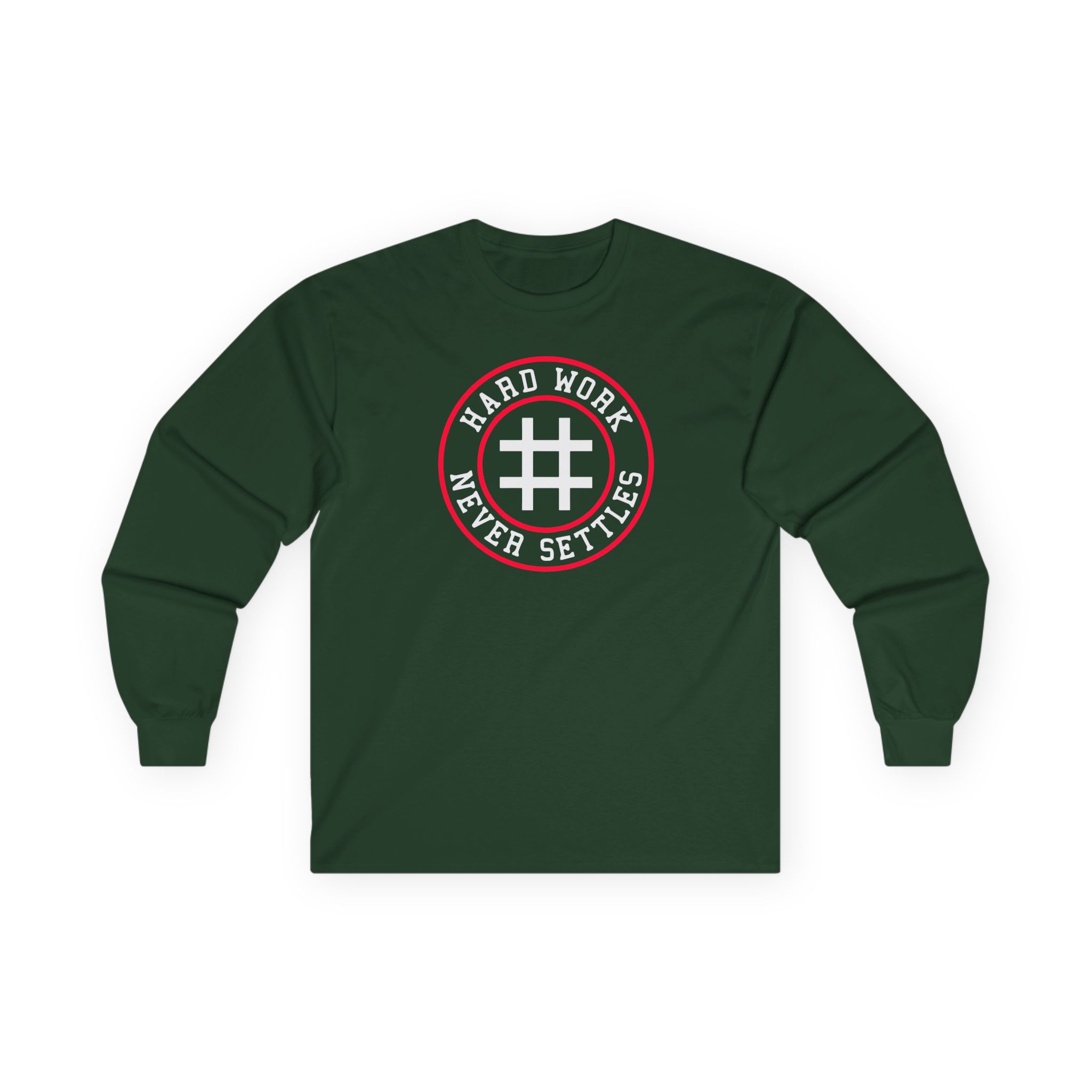 Trevor Bauer Hard Work Never Settles Unisex Ultra Cotton Long Sleeve Tee
