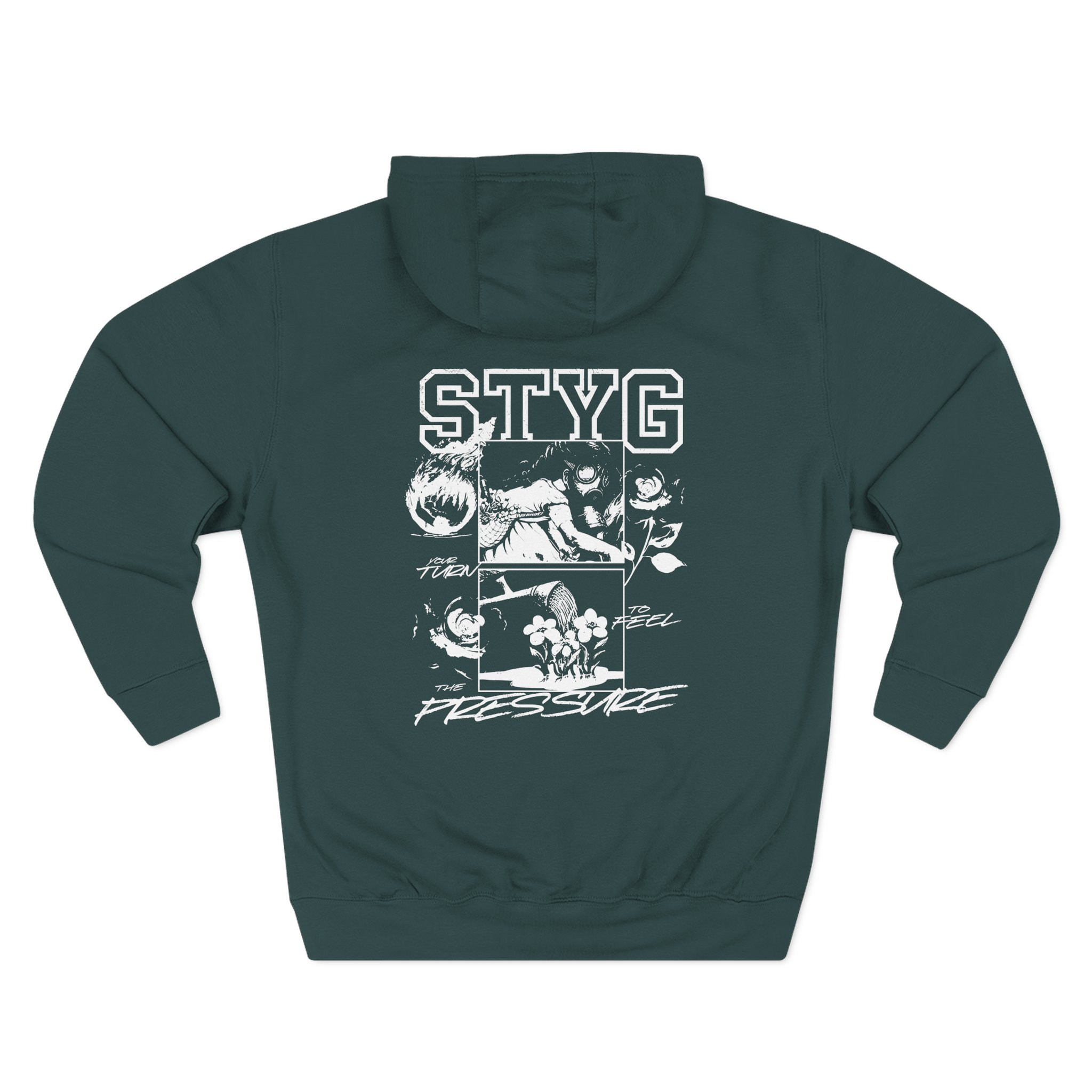 Stick to Your Guns Feel the Pressure Three-Panel Fleece Hoodie