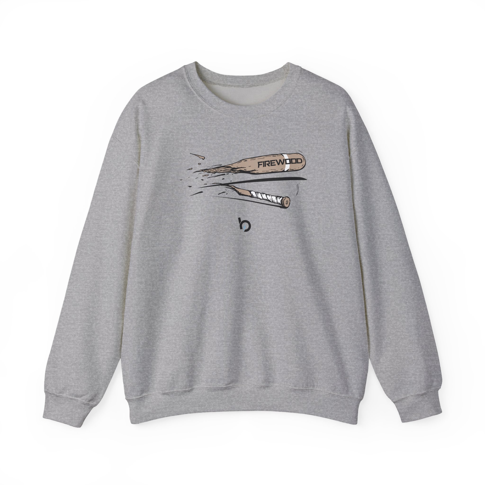 Trevor Bauer Firewood Unisex Heavy Blendâ„¢ Crewneck Sweatshirt
