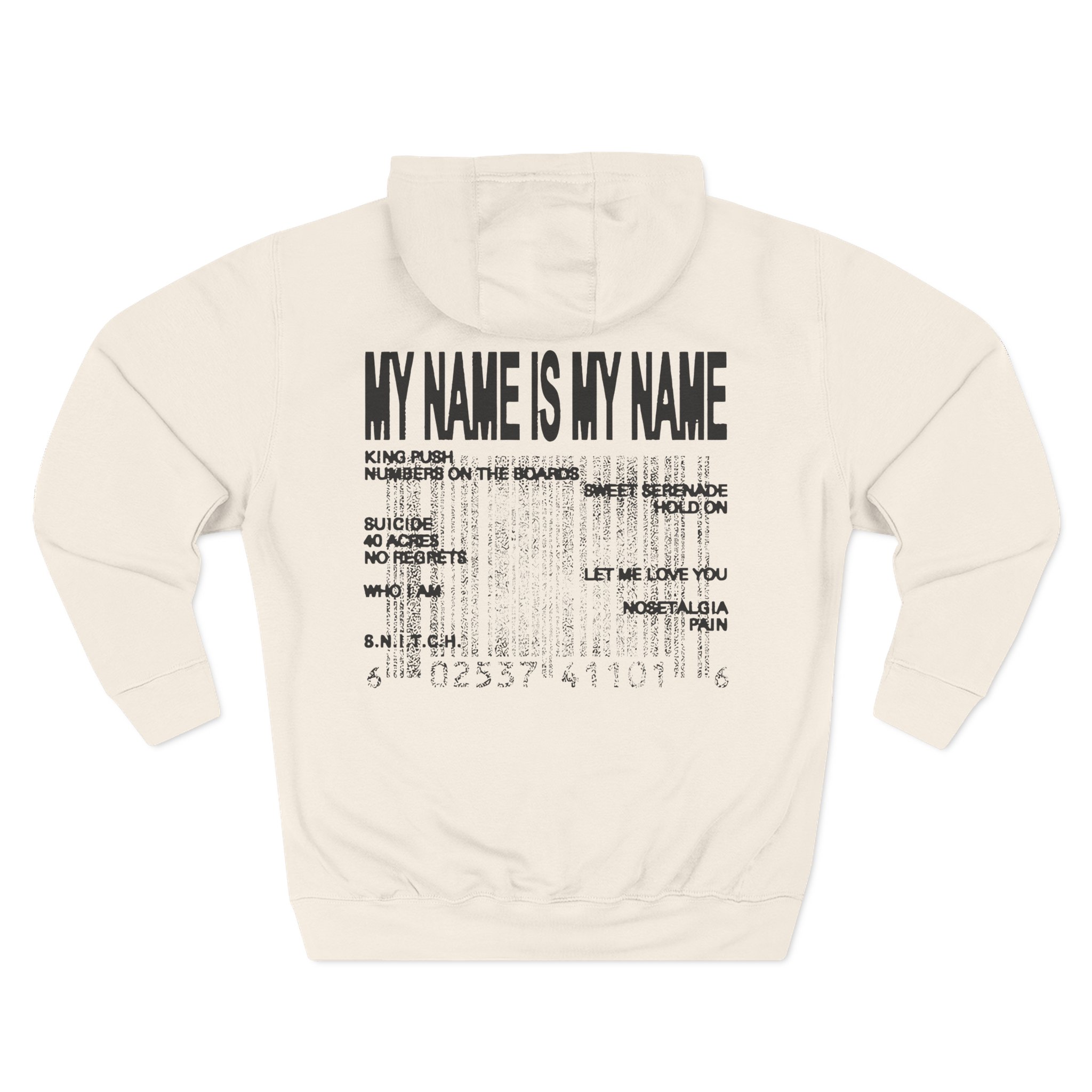 Clipse Mnimn Tracklist Three-Panel Fleece Hoodie