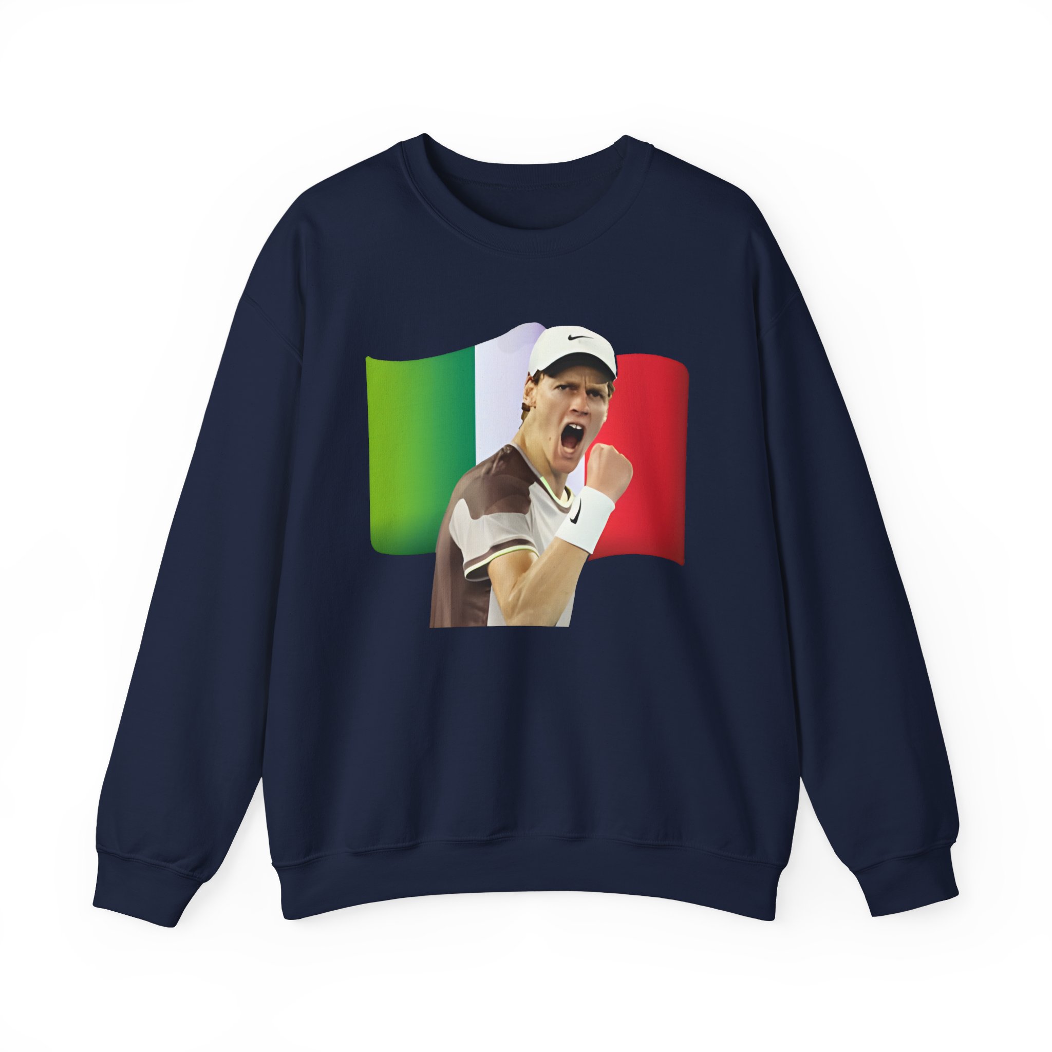 Jannik Sinner Italian Tennis Star Fan Unisex Heavy Blendâ„¢ Crewneck Sweatshirt