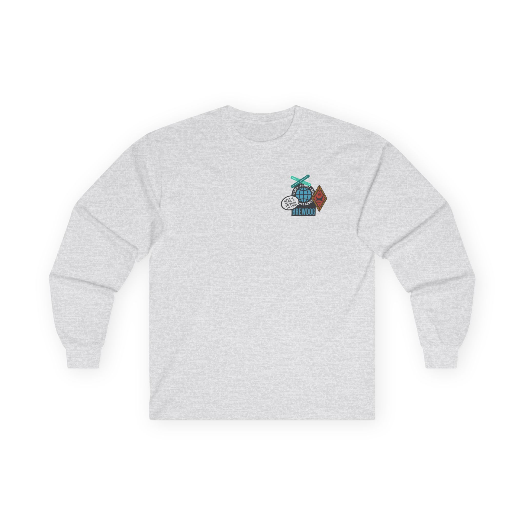 Brewdog Punk Sticker Unisex Ultra Cotton Long Sleeve Tee