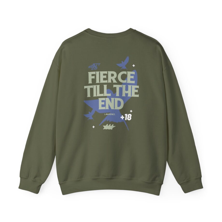 Jett Lawrenc Fierce Till the End Unisex Heavy Blend™ Crewneck Sweatshirt