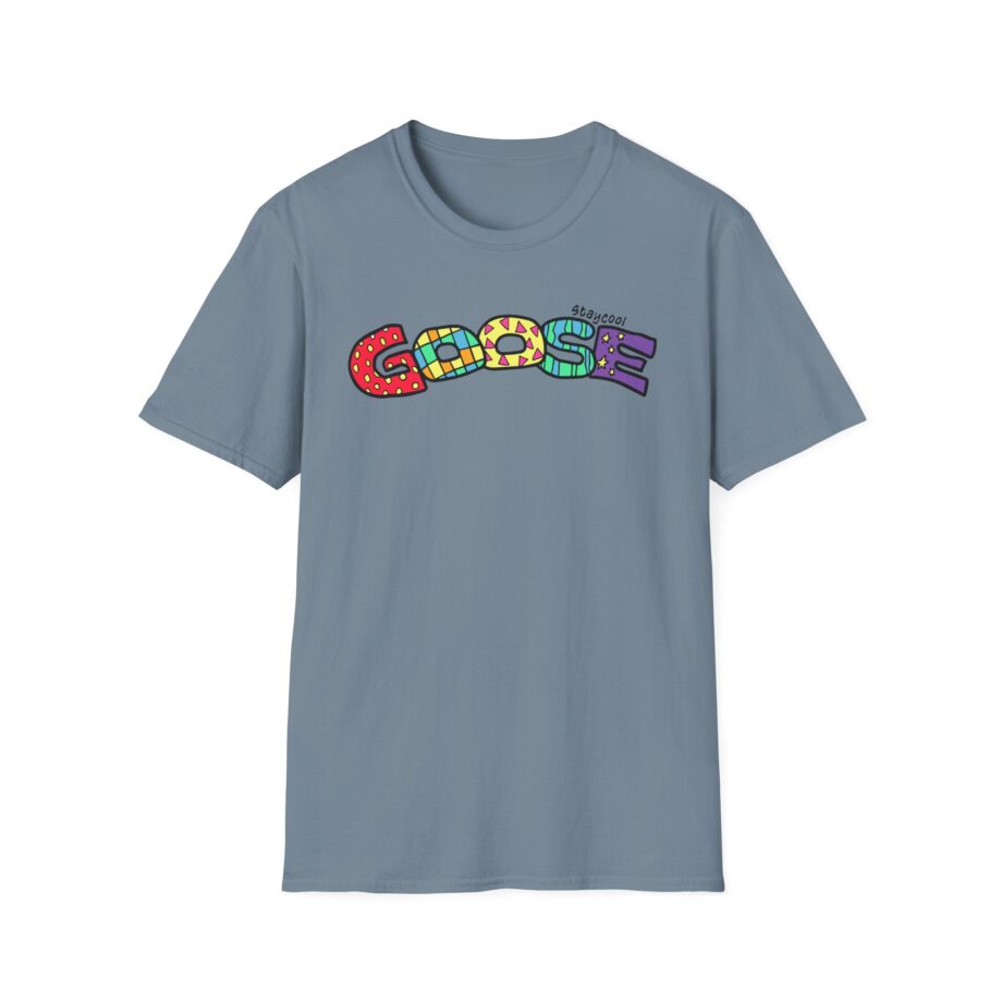 Goose x Staycool   Rainbow Unisex Softstyle T-Shirt