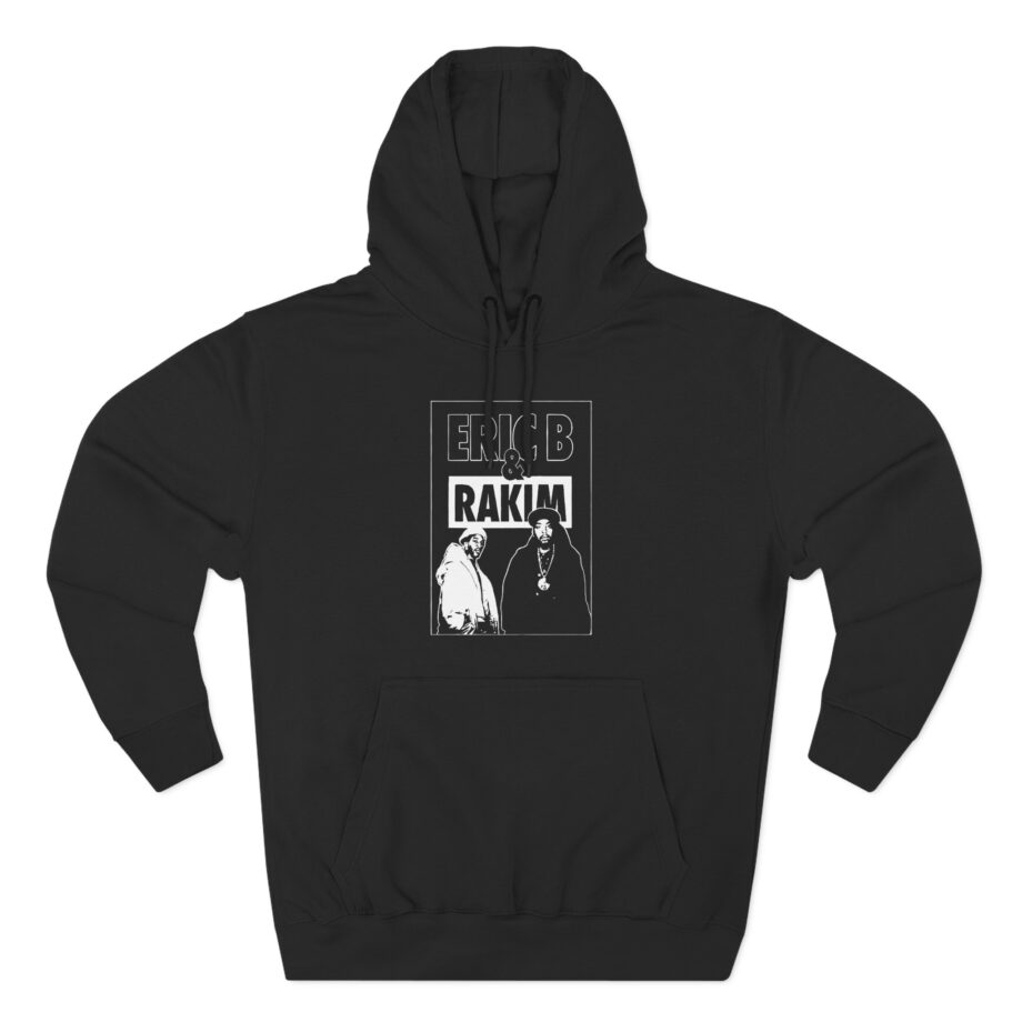 Eric B Rakim Blackout Three-Panel Fleece Hoodie