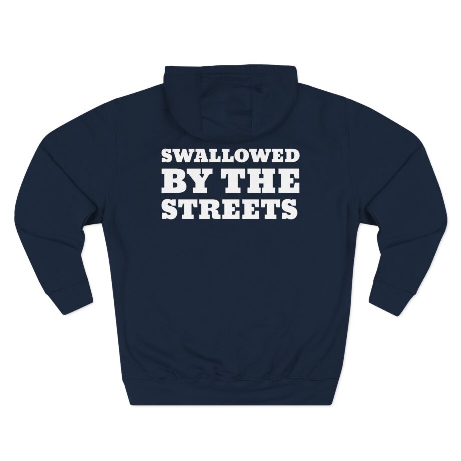 Rotting Out Swallowed by the Streets Three-Panel Fleece Hoodie