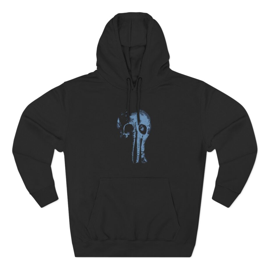 Absent in Body Plague God Three-Panel Fleece Hoodie