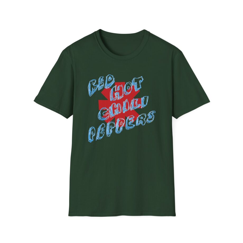 Red Hot Chili Peppers Scribbled Logo Unisex Softstyle T-Shirt
