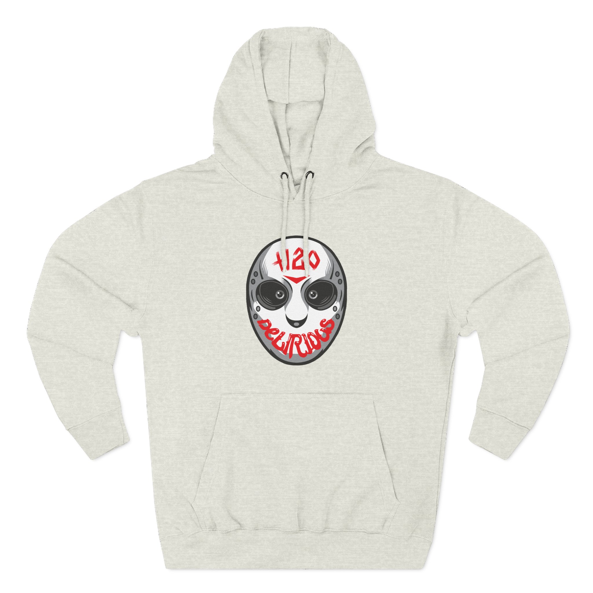 H2odelirious Face Mask Logo Three-Panel Fleece Hoodie