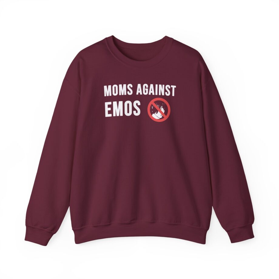 Jake & Johnnie Moms Against Emos Unisex Heavy Blend™ Crewneck Sweatshirt
