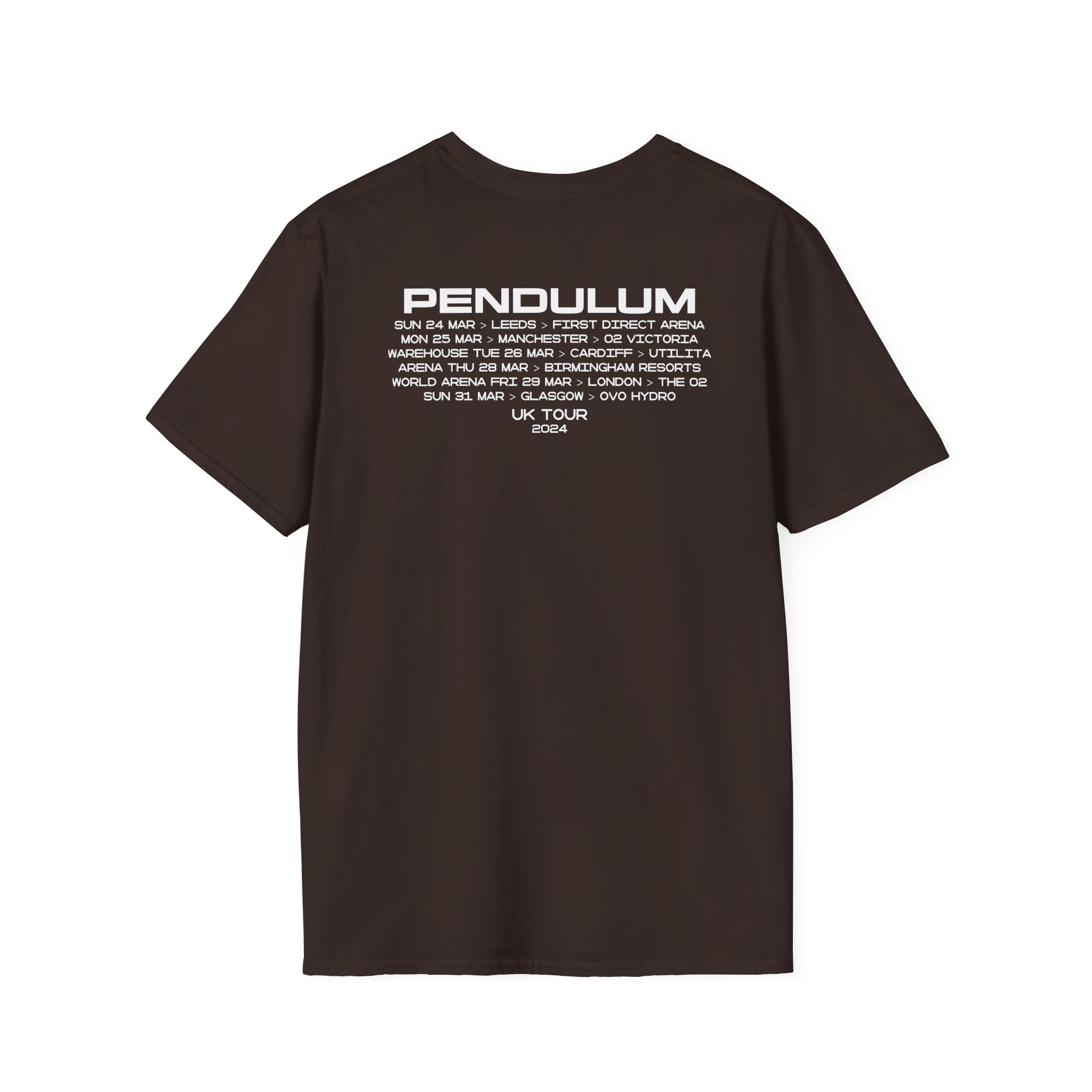 Pendulum Uk Tour Maze Unisex Softstyle T-Shirt