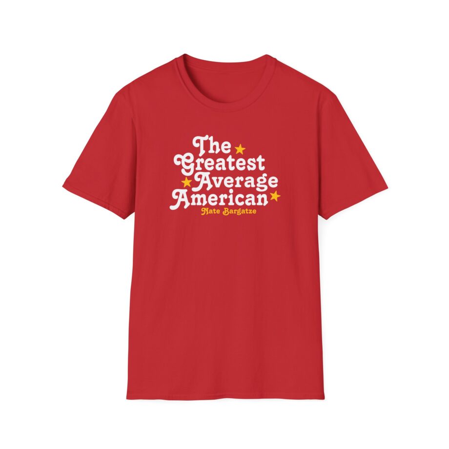 The Greatest Average American Nate Bargatze Unisex Softstyle T-Shirt