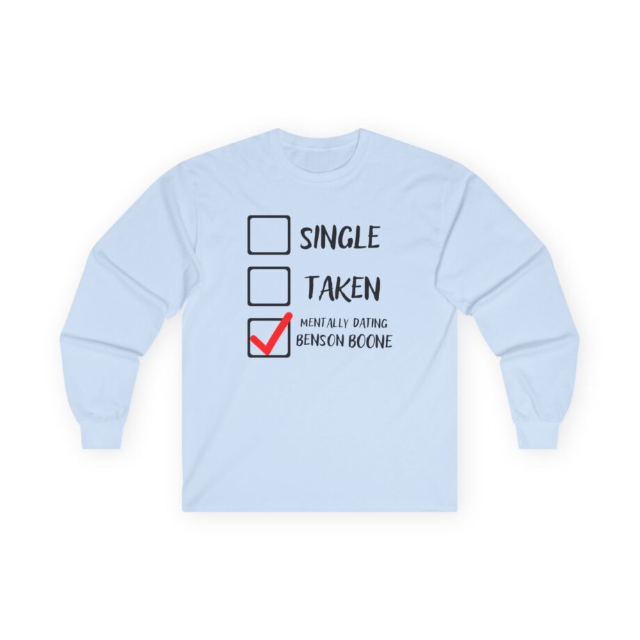 Benson Boone Mentally Dating Unisex Ultra Cotton Long Sleeve Tee