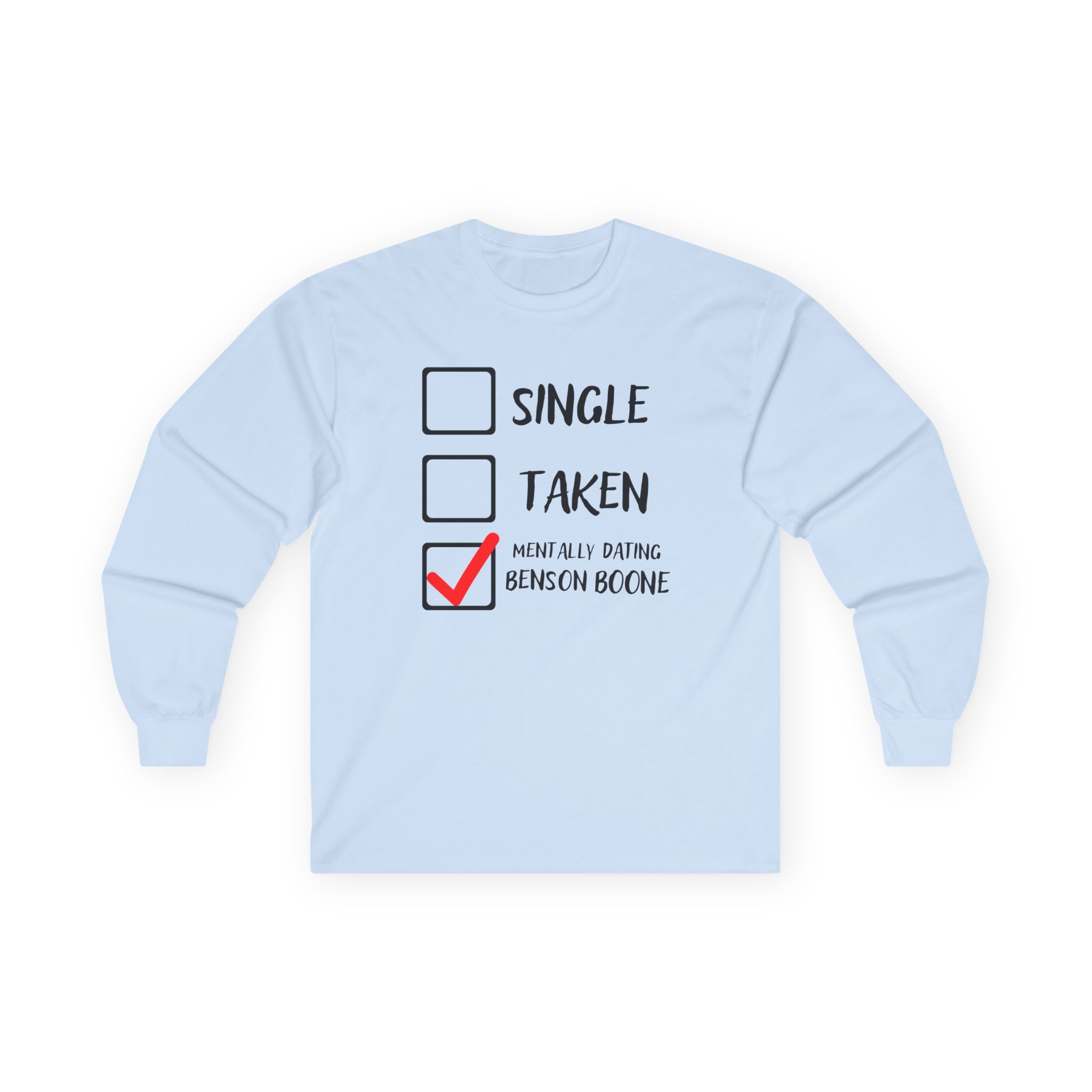 Benson Boone Mentally Dating Unisex Ultra Cotton Long Sleeve Tee