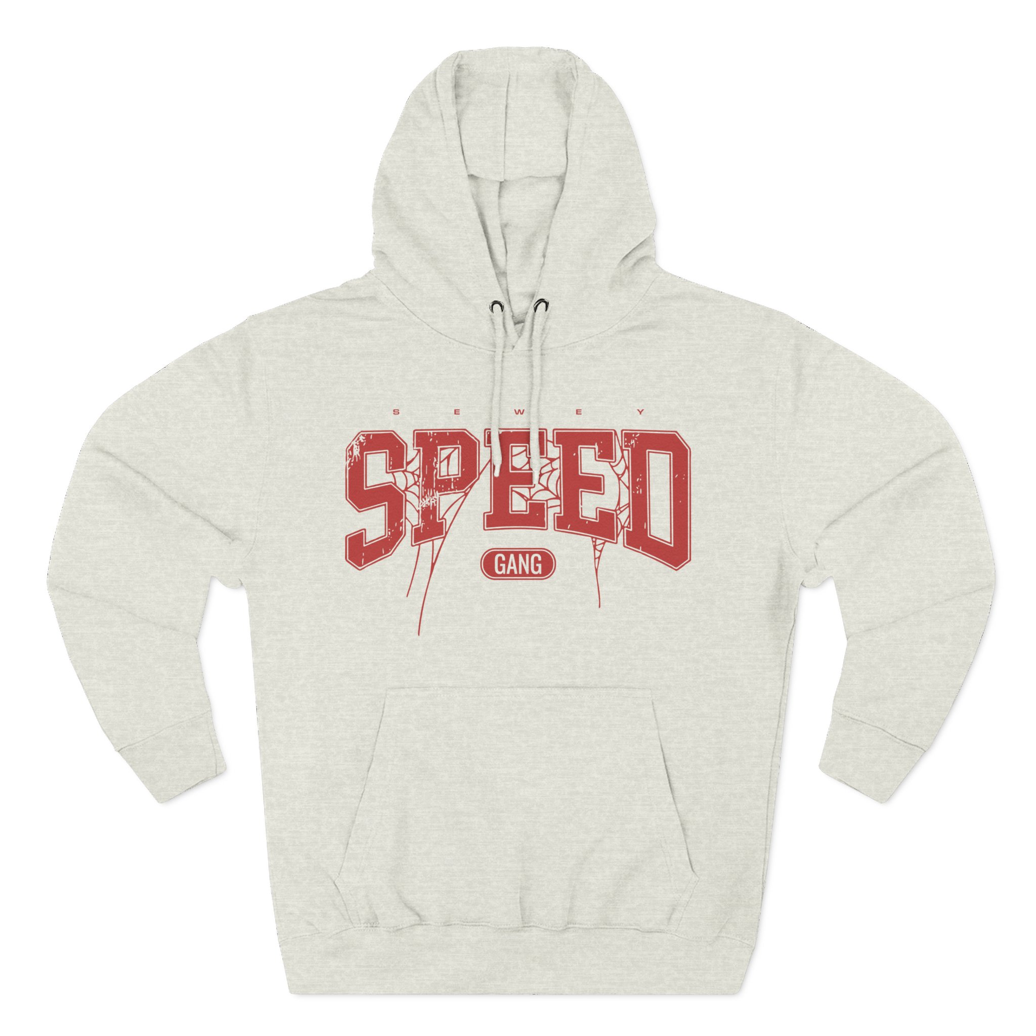 Ishowspeed Spider Web Three-Panel Fleece Hoodie