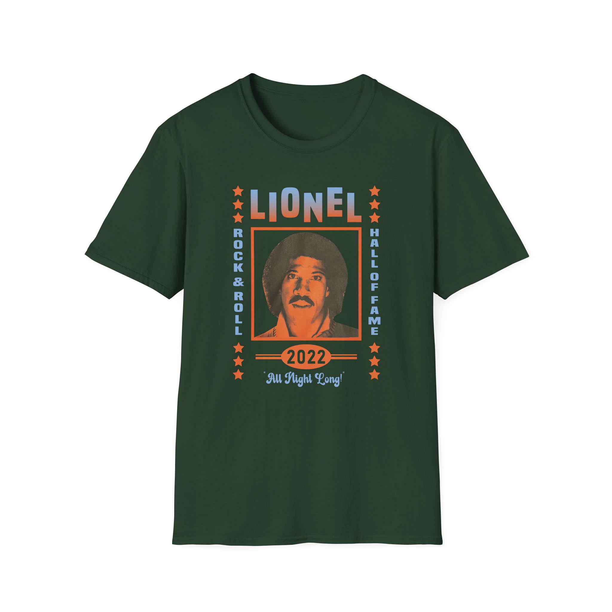 Lionel Richie Rock and Roll Hall of Fame All Night Unisex Softstyle T-Shirt