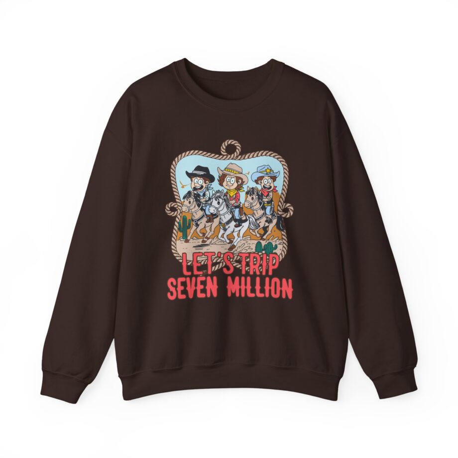 Sturniolo  Let's Trip Cowboy Unisex Heavy Blend™ Crewneck Sweatshirt