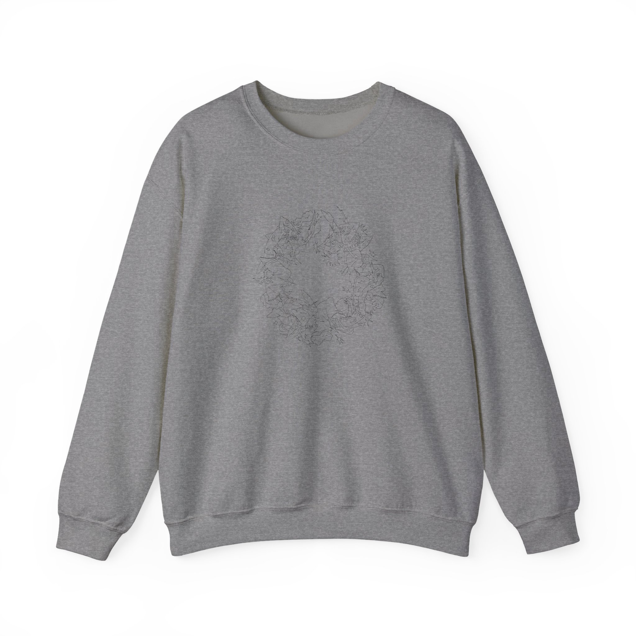 Ecco2k in the Flesh Unisex Heavy Blendâ„¢ Crewneck Sweatshirt