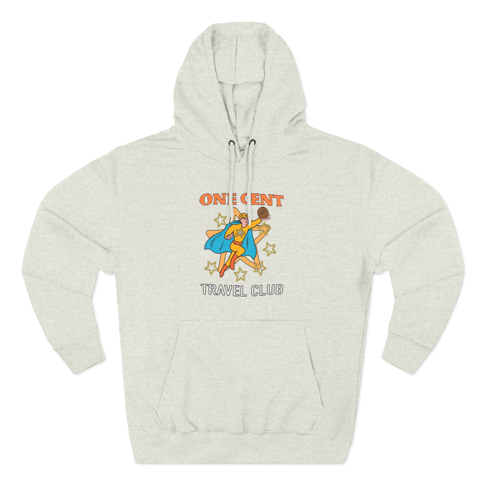 Ryan Trahan One Cent Adventure Awaits Travel Club Three-Panel Fleece Hoodie