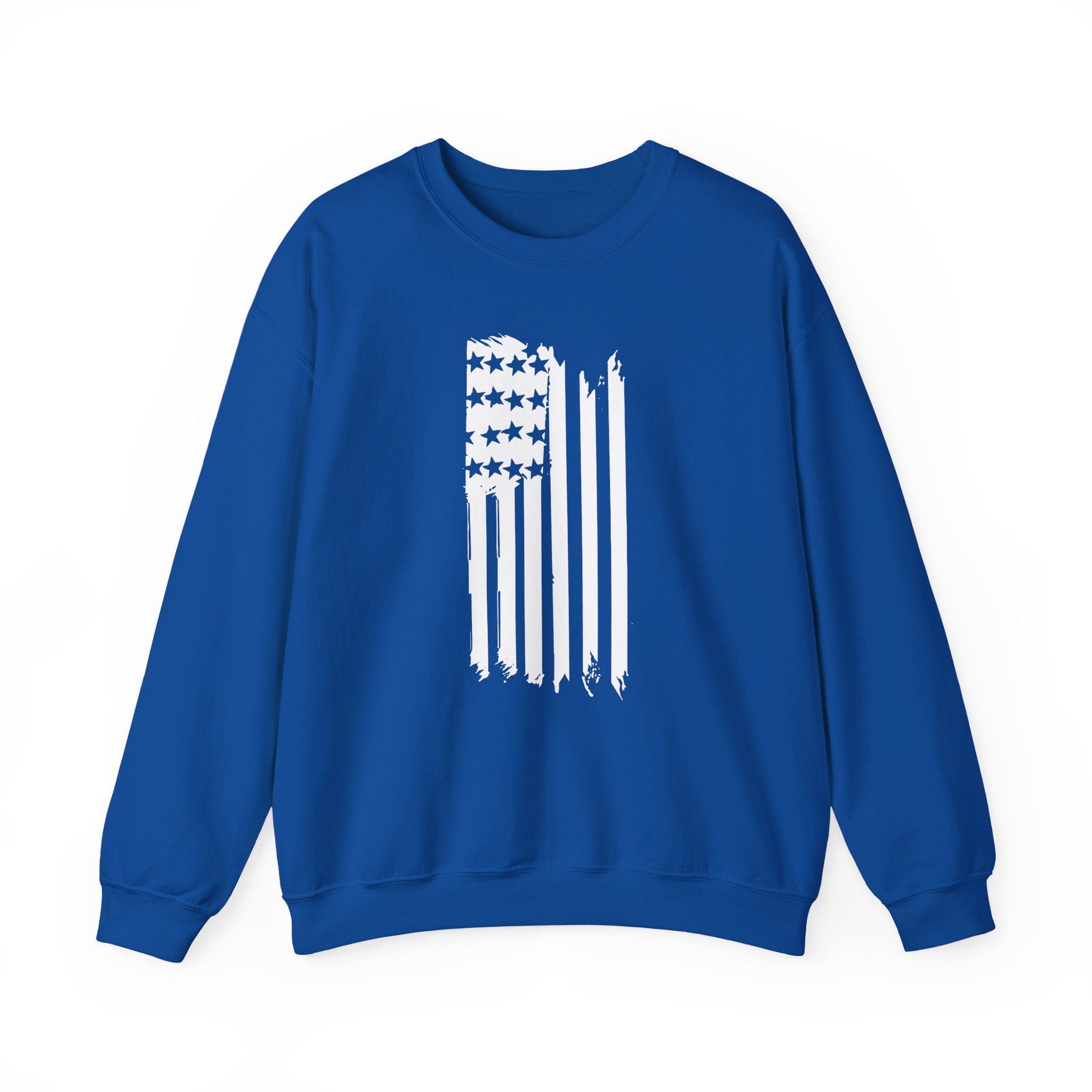 Patty Mayo Flag Americana Unisex Heavy Blend Crewneck Sweatshirt