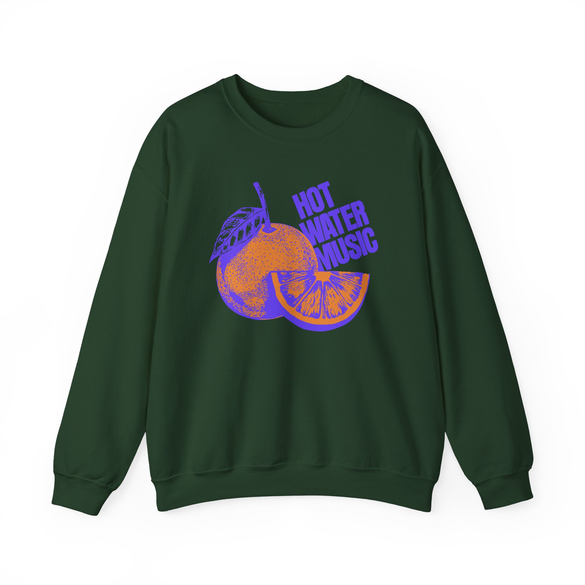 Hot Water Music Florida Orange Unisex Heavy Blendâ„¢ Crewneck Sweatshirt