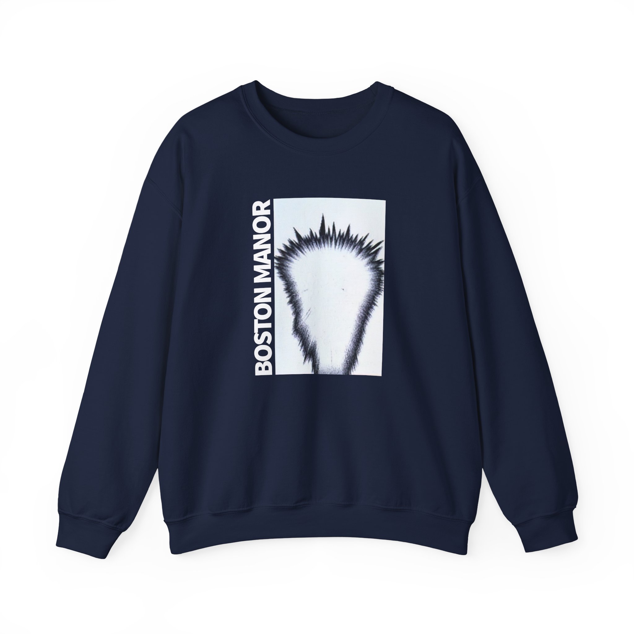 Boston Manor Flower Unisex Heavy Blendâ„¢ Crewneck Sweatshirt