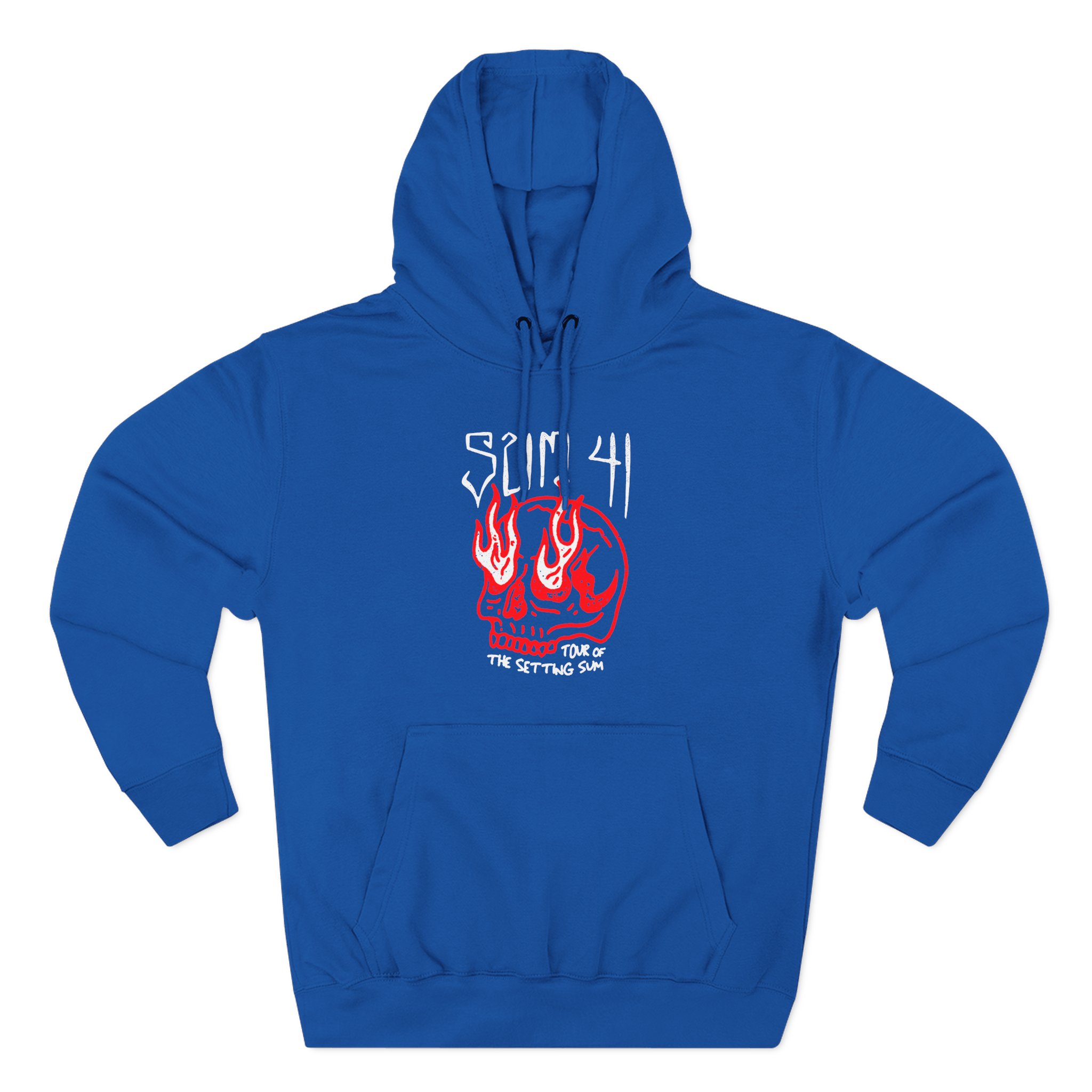Sum 41 Skull Sketch Tour Three-Panel Fleece Hoodie