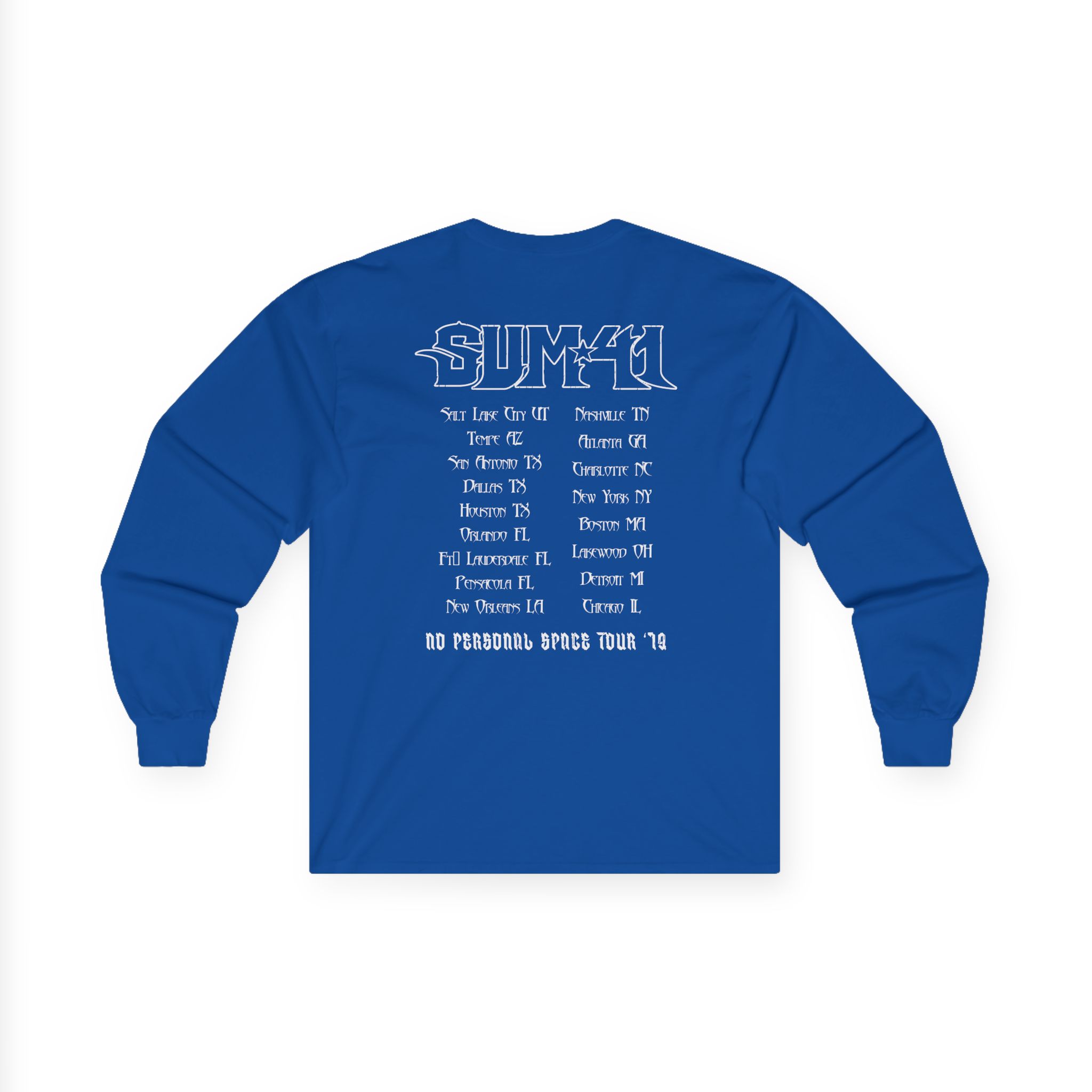 Sum 41 Reap41 Itin Unisex Ultra Cotton Long Sleeve Tee