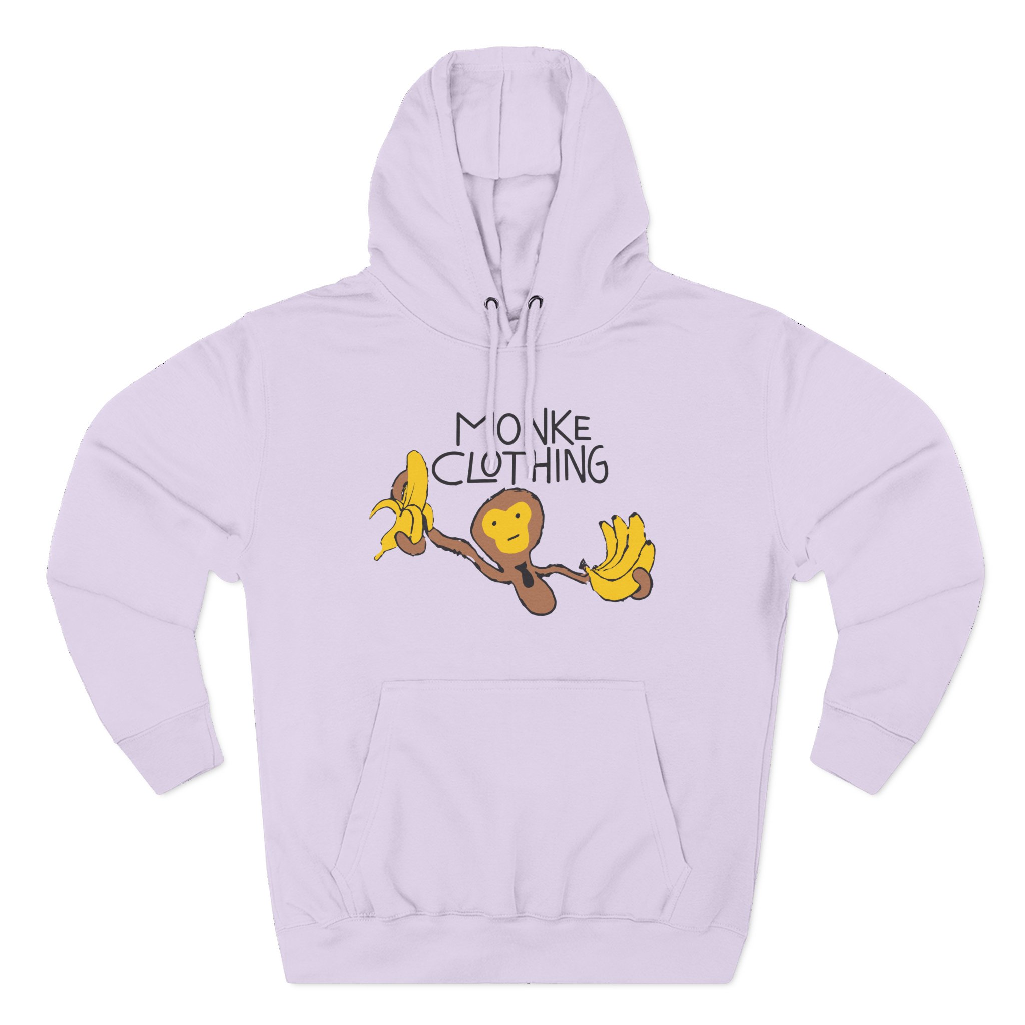 Spoonkid Basquiat Monke Three-Panel Fleece Hoodie