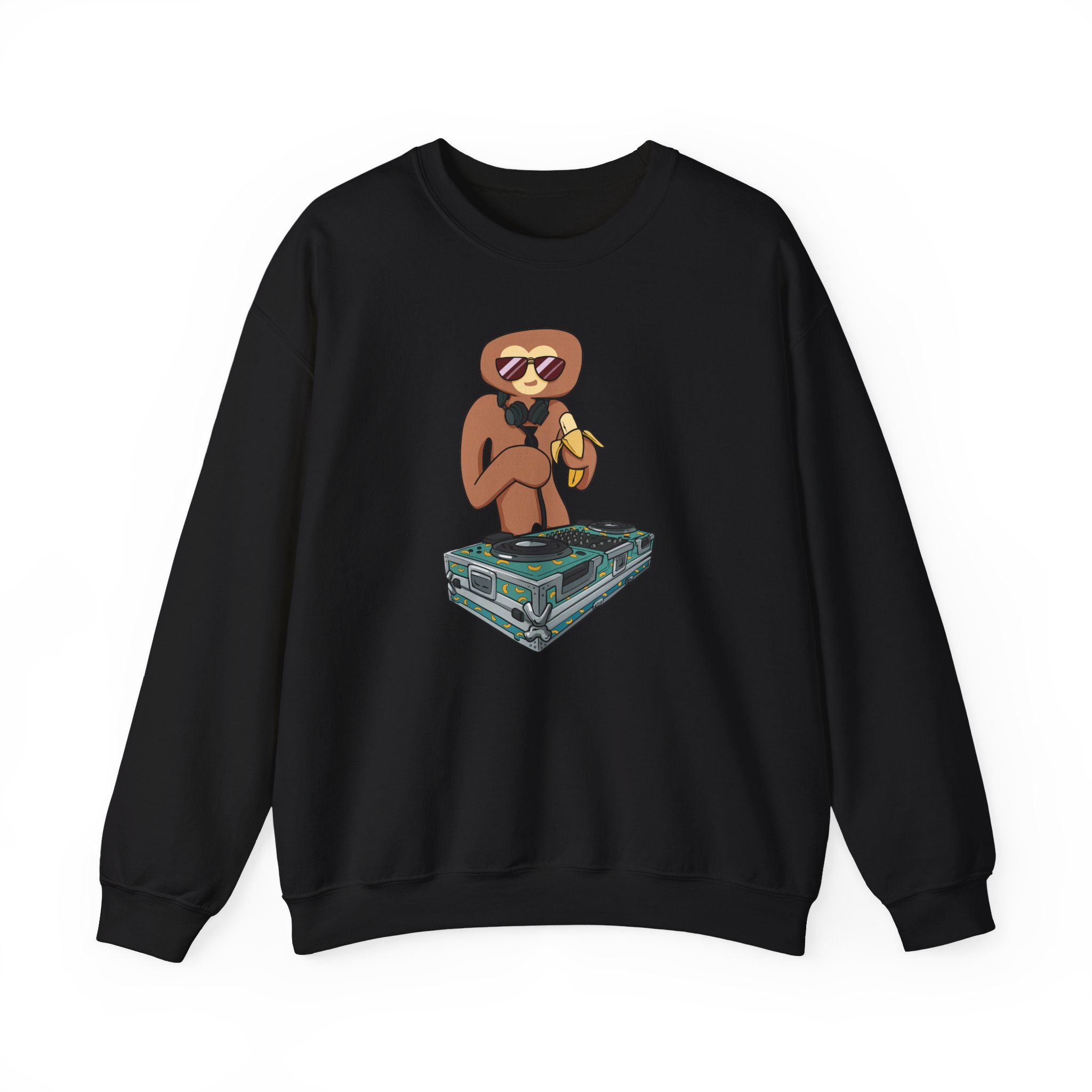 Spoonkid Dj Monke Unisex Heavy Blendâ„¢ Crewneck Sweatshirt